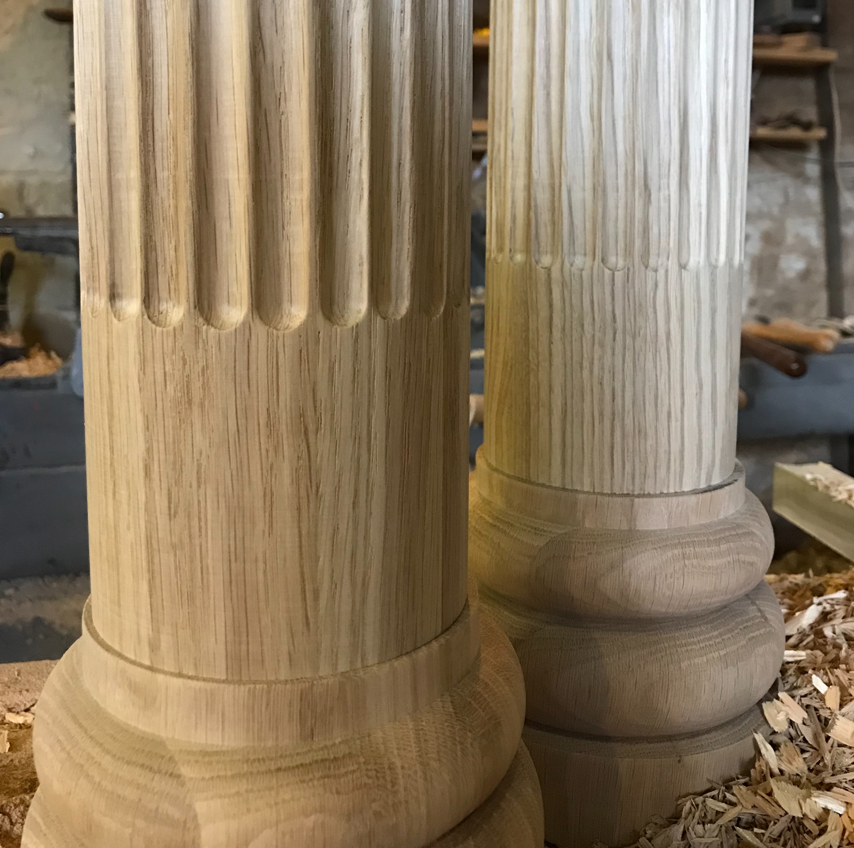 oak pilaster